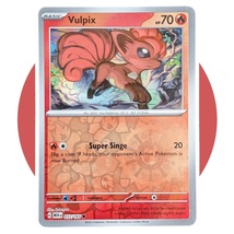 Scarlet &amp; Violet 151 Pokemon Card: Vulpix 037/165, Reverse Holo - £3.87 GBP
