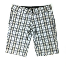 Vintage 90s Zana Di Women&#39;s Plaid Bermuda Shorts Size 3 Juniors - $13.85