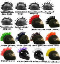 Stick On Bike Biker Bicycle Motorcycle Helmet Mohawk - £15.94 GBP+