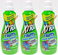 (LOT 3) xtranice&#39;n Fluffy Liquid Fabric Softener Spring Blast 25 oz Ea =... - £23.21 GBP