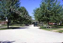 1973 Suburban Scene Marshall Fields Delivery Van Flossmoor IL Kodachrome Slide - £2.97 GBP