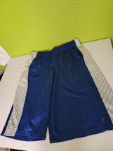 Old Navy Active Athletic Shorts Go Dry Blue White Medium  - $11.76