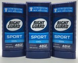 3 Pack - Right Guard Sport Cool Solid Stick Antiperspirant Deodorant, 2.... - $33.24