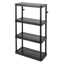 Gracious Living 4 Shelf Fixed Height Ventilated Medium Duty Storage Unit... - $80.17 CAD