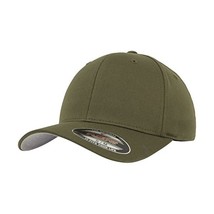 Flexfit Men&#39;s Hat Wooly Combed olive Size:XXL  - $32.00