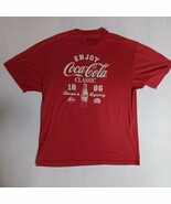 Coca-Cola Mens Big &amp; Tall  Distressed Print Red 4XLB - $181.86 MXN