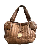 CELINE Stripe Stitch Tote Leather Bag Purse - $250.00