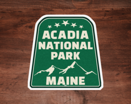 Acadia National Park Decal Sticker Vinyl 3.75&quot; Maine Laptop Bumper - £4.12 GBP