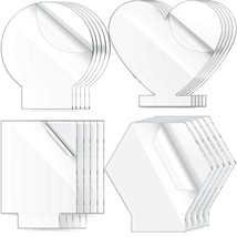20 Pcs 2 Mm Acrylic Blanks For Light Base Plastic Cast Clear Acrylic Sheet Squar - £34.36 GBP