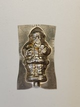 1960&#39;s Christmas Standing Santa  Single Chocolate Candy Mold Mould 2.5&quot; - £14.93 GBP