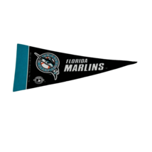 Vtg  Florida Marlins 2004 MLB Mini Pennant 9in x4in Felt Banner Flag Baseball - £11.18 GBP