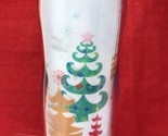 STARBUCKS 3D Lenticular 2006 Holiday Tumbler Hologram Christmas Trees 16... - $12.38