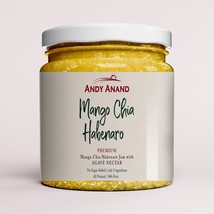 Andy Anand Organic Mango with Habanero Chia Jam 96% fruit, sweetened with Agave, - £15.67 GBP