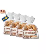 4 Bags Skogaholm Kanelbullar – Swedish Cinnamon Buns (10 pcs per bag, 450g - $42.90