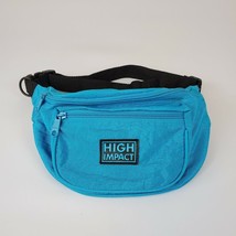 VTG High Impact Bright Blue  Black Fanny Pack - £13.23 GBP