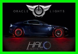 RED LED Wheel Lights Rim Lights Rings by ORACLE (Set of 4) for DODGE MOD... - £152.83 GBP
