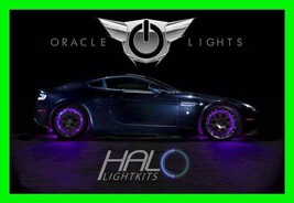 PURPLE LED Wheel Lights Rim Lights Rings by ORACLE (Set of 4) for GMC MO... - £154.05 GBP