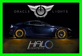 AMBER LED Wheel Lights Rim Lights Rings by ORACLE (Set of 4) for CHEVY M... - £152.19 GBP