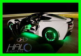 Green Led Wheel Lights Rim Lights Rings By Oracle (Set Of 4) For Pontiac Model 1 - £154.26 GBP