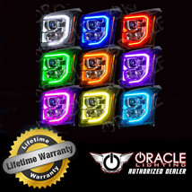 Oracle 1988 1998 Gmc Sierra Color Shift Led Dual Head Light Halo Ring Kit - £272.59 GBP