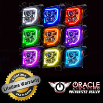 Oracle 1988 1998 Gmc Sierra Color Shift Led Dual Head Light Halo Ring Kit - £262.98 GBP