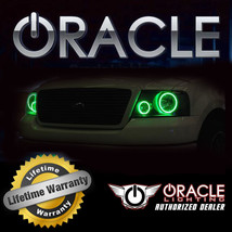 Oracle 2015 2016 Ford Mustang Green Plasma Head Light Halo Ring Kit - £134.85 GBP