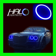 2005 2010 Chrysler 300 C Blue Plasma Light Headlight Halo Kit 4 Rings By Oracle - $209.99