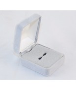 Lot of 12 Ring Gift Boxes 1.75&quot; x 2.25&quot; ~ Grey Velvet Shell w/Foam Insert - $40.14 CAD