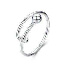 Minimalist Open Ring | Geometric Ring | Open Bar Ring | Adjustable Finger Jewelr - £5.49 GBP+