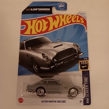 Hot Wheels 2024 #107 Silver Aston Martin 1963 DB5 HW Screen Time Series # 07/10 - $11.99