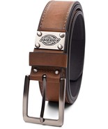 Dickies Men&#39;s Small 30-32&quot; Industrial Strength Work Belt Brown New Leather - £17.19 GBP