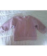 shein pink long sleeve sweatshirt top baby girl age 3-6 months 62-68cm - $3.95