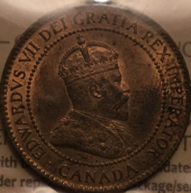 1902 Canada Large 1 cent - ICCS MS-64 Red - £81.69 GBP