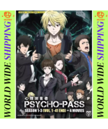 Psycho-Pass Season 1-3 Anime DVD Complete TV Series (Vol. 1-41 End) + 4 ... - $42.99