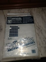 Print File 35-7B Archival Preservers for 35mm Negatives Open Pack 90+ - $24.74