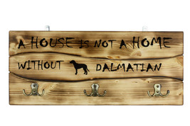 Dalmatian, a wooden wall peg, hanger with the picture of a dog and the words - £40.75 GBP