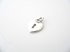 Tiffany &amp; Co Heart Charm Keyhole Pendant Clasp 4 Necklace Bracelet Love ... - £237.91 GBP