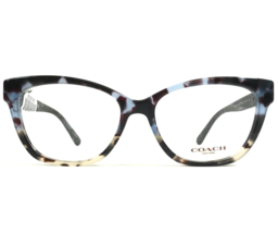 Coach Eyeglasses Frames HC6120 5559 Blue Gray Tortoise Silver Cat Eye 54... - £58.46 GBP