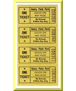 4 Rocky Point Park Kiddies Day Ride Tickets, Warwick, Rhode Island/RI - £7.84 GBP