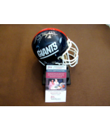 LAWRENCE TAYLOR GIANTS HOF SIGNED AUTO RIDDELL METAL MASK MINI HELMET JS... - $3,763.16 MXN