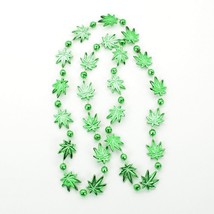 Pot Leaf Beads Green Pack of 12 Necklace Jewelry Accessory Gift - $595.88 MXN