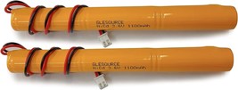 Glesource(2 Pack) 3.6V 1100Mah Osa-191 Ni-Cd Battery Pack Replacement For - £32.99 GBP