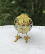 Vintage Tin Litho Mechanical Wind Up Toy 2 3/4&quot; Bird Germany Made as is ... - €71,03 EUR