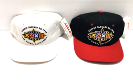 Annco Nwt (Lot Of 2) Super Bowl Xxxii Hats Snapback Officially Licensed Nfl Vtg - $66.49