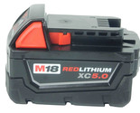 New Milwaukee 48-11-1850 M18 18V 5.0 Ah REDLITHIUM XC Battery - $133.99