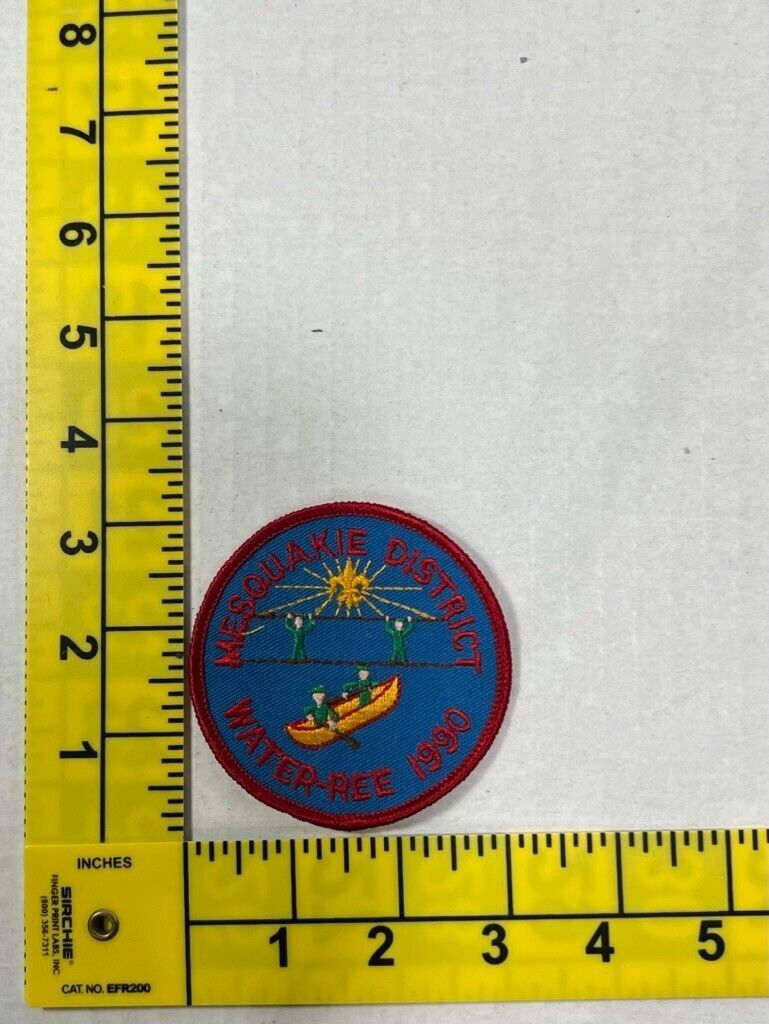 Mesquakie District Jackson County Iowa Water-Ree 1990 BSA Patch - $9.90