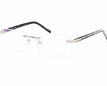 Charriol 75074 C02 Silver Black Men&#39;s Rimless Titanium Eyeglasses 59-18-... - £120.98 GBP