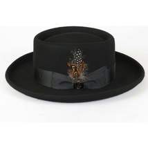 Men Bruno Capelo Hat Australian Wool Crushable Wide Brim GAMBLER GAM100 Black image 3