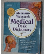 (1) Merriam Webster's Medical Desk Dictionary, Revised Edit   - $8.99