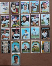 1969-72 Topps Baseball Cal Angels 21 Cards Jim Fregosi Tom EaganJim McGlothlin - £11.59 GBP